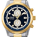 Мъжки часовник Q&Q Dual Time - A57A-003PY 2