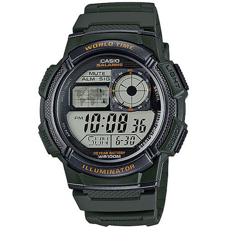 Мъжки часовник CASIO - AE-1000W-3AVEF