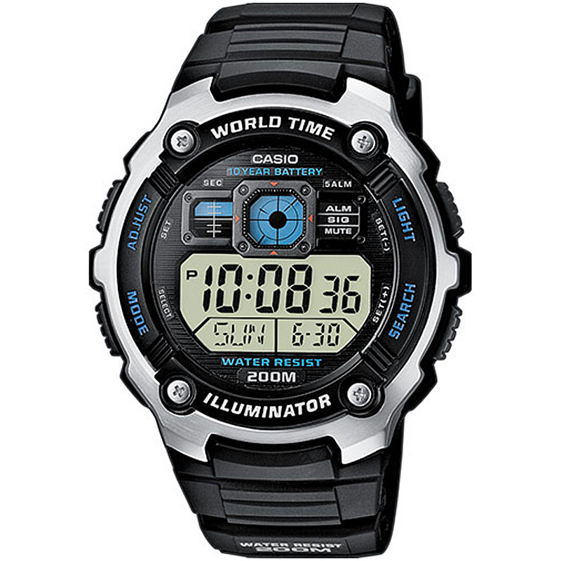 Мъжки дигитален часовник Casio - Casio Collection - AE-2000W-1AVDF 1