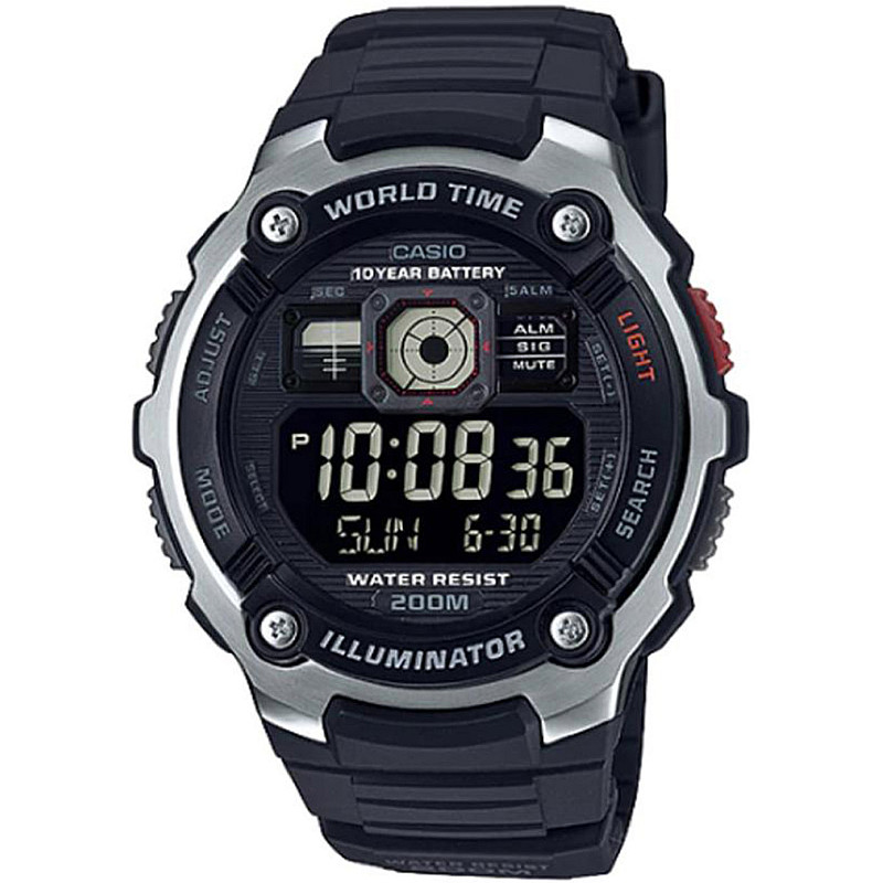 Мъжки дигитален часовник Casio - Casio Collection - AE-2000W-1BVDF 1
