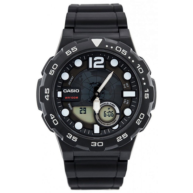 Мъжки дигитален часовник Casio - AEQ-100W-1AVDF 1