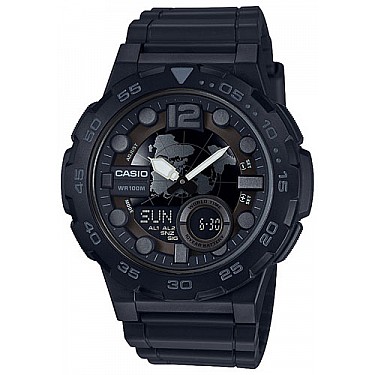 Мъжки дигитален часовник Casio - Casio Collection - AEQ-100W-1BVDF 1