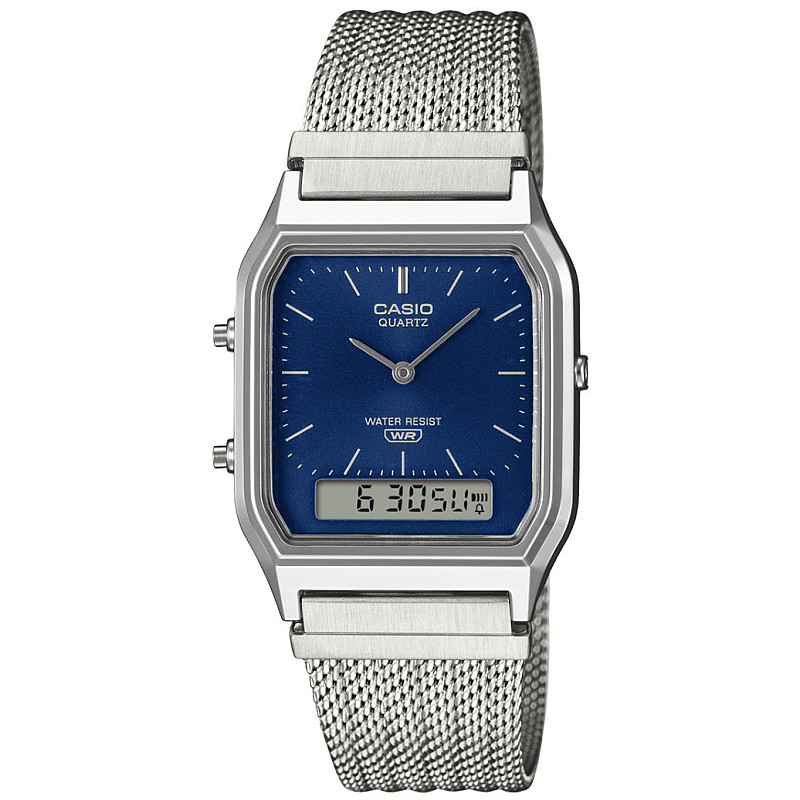 Мъжки дигитален часовник Casio - AQ-230EM-2AEF 1 - Timezone-bg.com Мъжки дигитален часовник Casio - AQ-230EM-2AEF 1