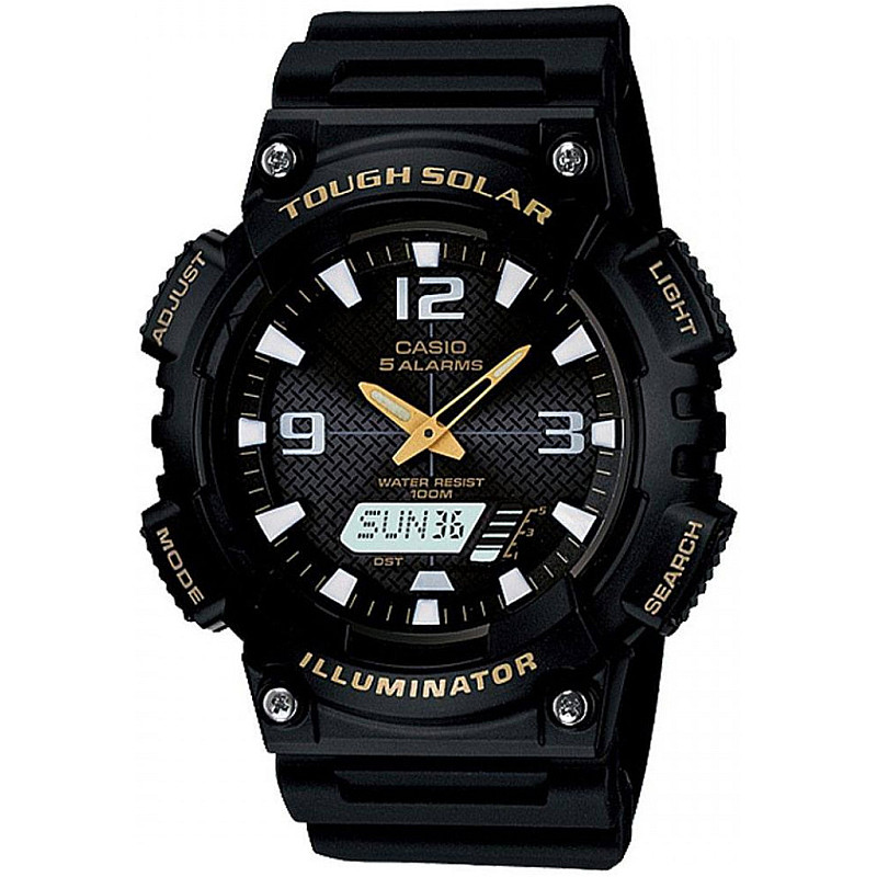 Мъжки дигитален часовник Casio Solar - Casio Collection - AQ-S810W-1BVDF 1