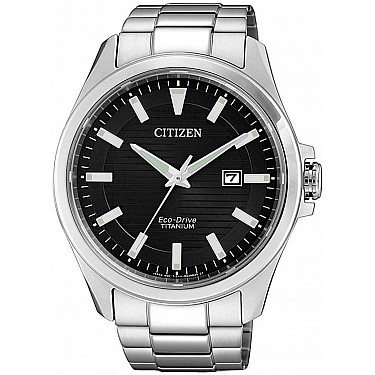 Мъжки аналогов часовник Citizen Eco-Drive Super Titanium - BM7470-84E
