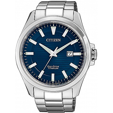 Мъжки аналогов часовник Citizen Eco-Drive Super Titanium - BM7470-84L 1