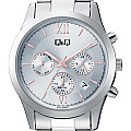 Дамски аналогов часовник Q&Q Dual-Time - C71A-003PY 2