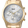 Дамски аналогов часовник Q&Q Dual-Time - C71A-005PY 2