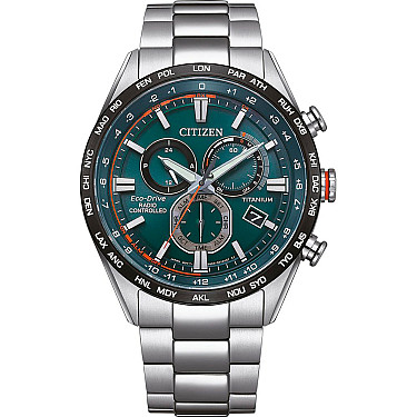 Мъжки аналогов часовник Citizen Eco-Drive Titanium - CB5946-82X