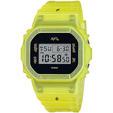 Мъжки часовник Casio G-Shock J Balvin Collaboration - DWE-5600JB-1A9ER