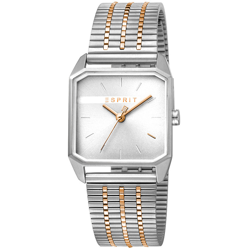 Дамски часовник ESPRIT ES Cube Ladies Silver - ES1L071M0065