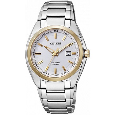 Дамски аналогов часовник Citizen Eco-Drive Titanium - EW2214-52A
