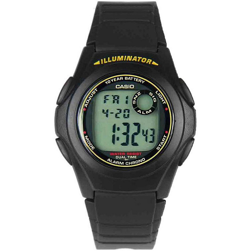 Мъжки дигитален часовник Casio - F-200W-9ADF 1