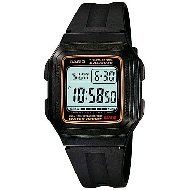 Мъжки дигитален часовник Casio - Casio Collection - F-201WA-9ADF