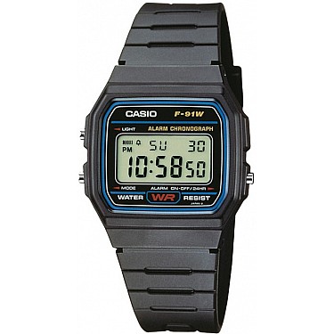 Мъжки часовник CASIO - F-91W-1YEG 1