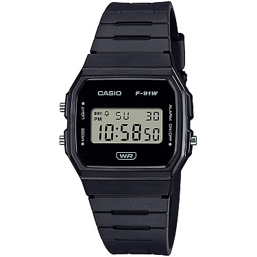 Дигитален часовник Casio - F-91WB-1AEF