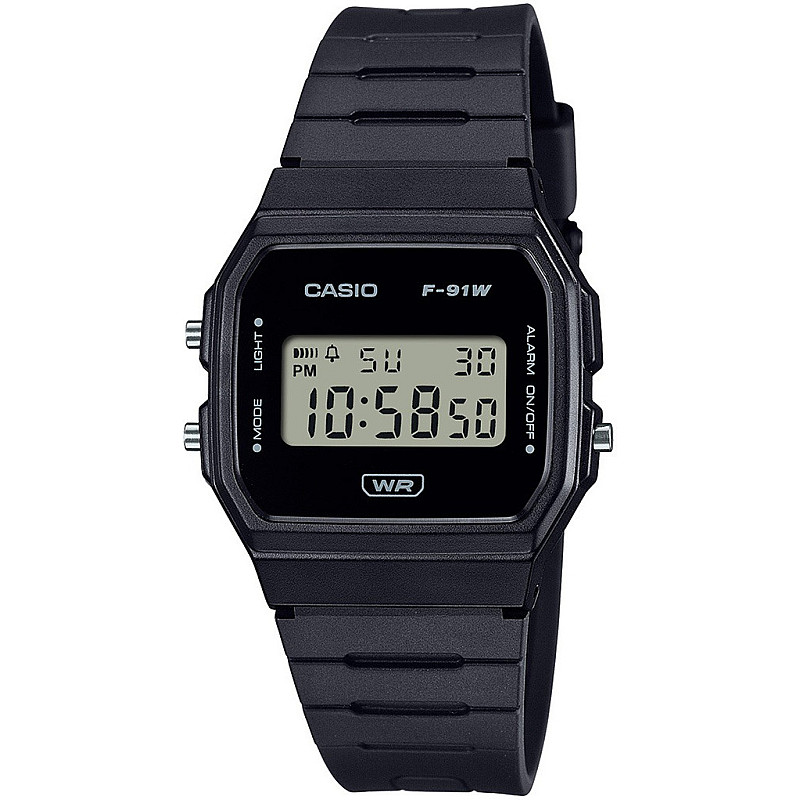 Дигитален часовник Casio - F-91WB-1AEF