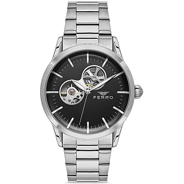 Мъжки часовник Ferro Open Heart - F31445A-A2
