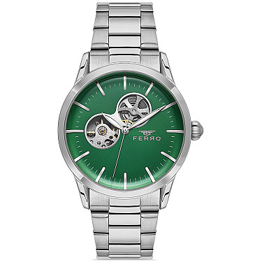 Мъжки часовник Ferro Open Heart - F31445A-A6