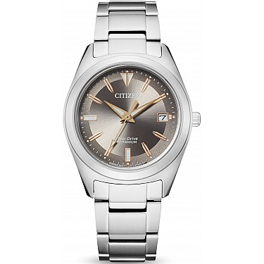 Дамски аналогов часовник Citizen Eco-Drive Titanium - FE6150-85H