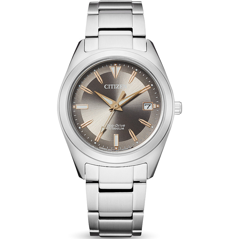 Дамски аналогов часовник Citizen Eco-Drive Titanium - FE6150-85H 1