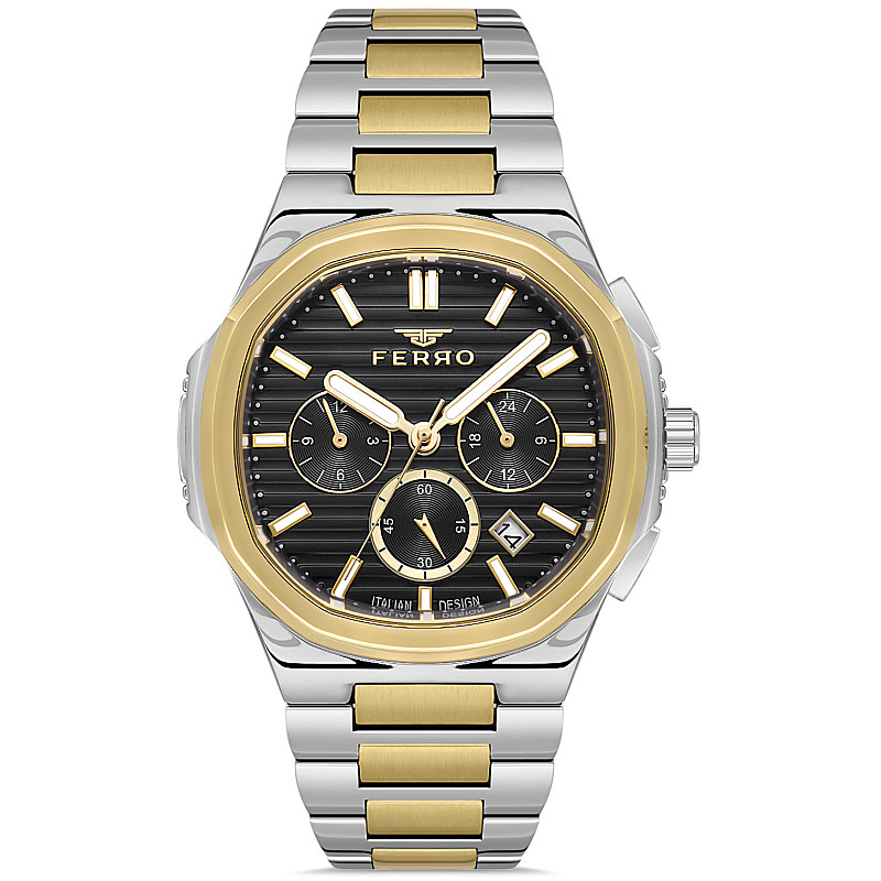 Мъжки часовник Ferro Infinito Multi-Dial - FM11499A-D2 1 - Timezone-bg.com Мъжки часовник Ferro Infinito Multi-Dial - FM11499A-D2 1