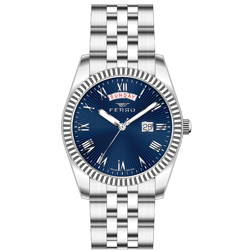 Мъжки часовник Ferro - FM11861A-A3 - Timezone-bg.com Мъжки часовник Ferro - FM11861A-A3