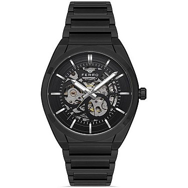 Мъжки часовник Ferro Skeleton Automatic- FM3194AWT-G