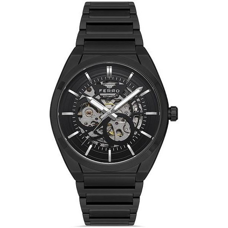 Мъжки часовник Ferro Skeleton Automatic- FM3194AWT-G 1 - Timezone-bg.com Мъжки часовник Ferro Skeleton Automatic- FM3194AWT-G 1