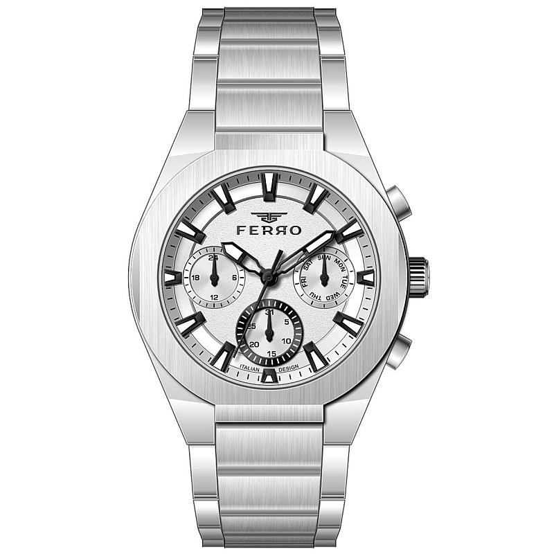 Мъжки часовник Ferro Multi-Dial - FM40182A-A - Timezone-bg.com Мъжки часовник Ferro Multi-Dial - FM40182A-A