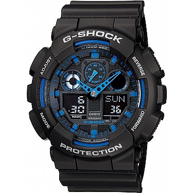 Мъжки часовник CASIO G-SHOCK - GA-100-1A2ER 1
