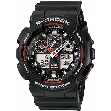 Мъжки часовник CASIO G-SHOCK - GA-100-1A4ER