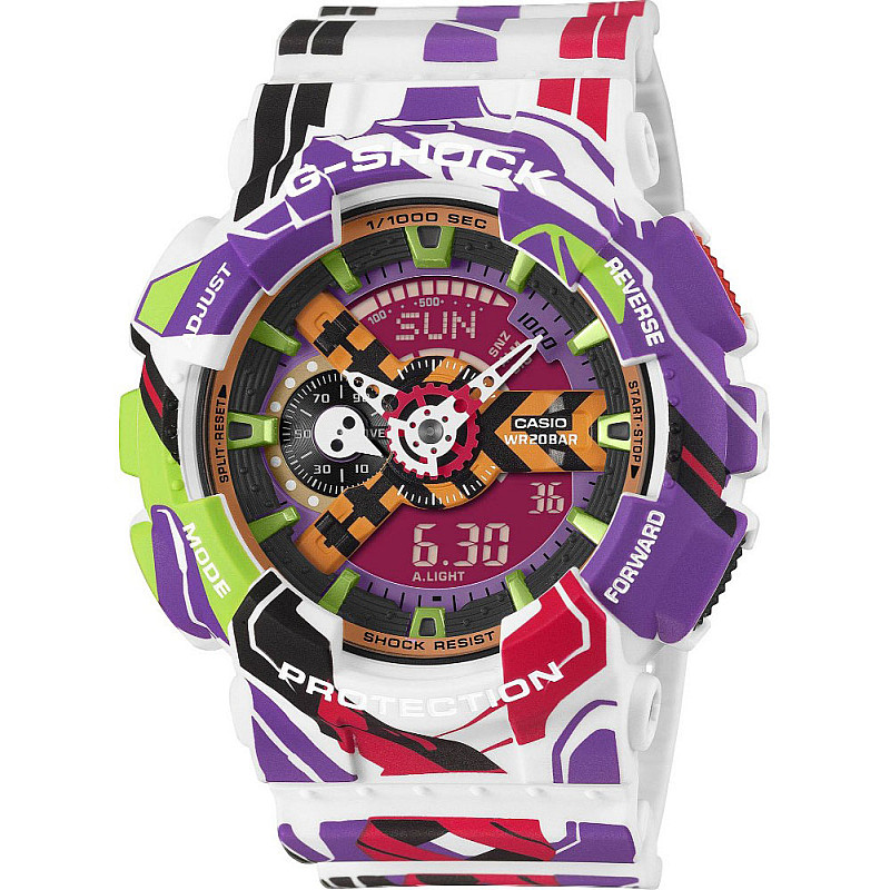Мъжки часовник Casio G-Shock Evangelion 30th Anniversary - GA-110EVA30-7AER 1 - Timezone-bg.com Мъжки часовник Casio G-Shock Evangelion 30th Anniversary - GA-110EVA30-7AER 1