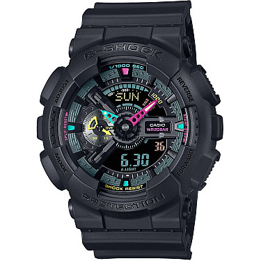 Мъжки часовник Casio G-Shock Multi-Fluorescent Accents Series - GA-110MF-1AER