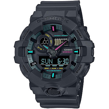 Мъжки часовник Casio G-Shock Multi-Fluorescent Accents - GA-700MF-1AER 1