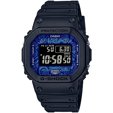 Мъжки часовник Casio G-Shock Blue Paisley Bluetooth Solar - GW-B5600BP-1ER