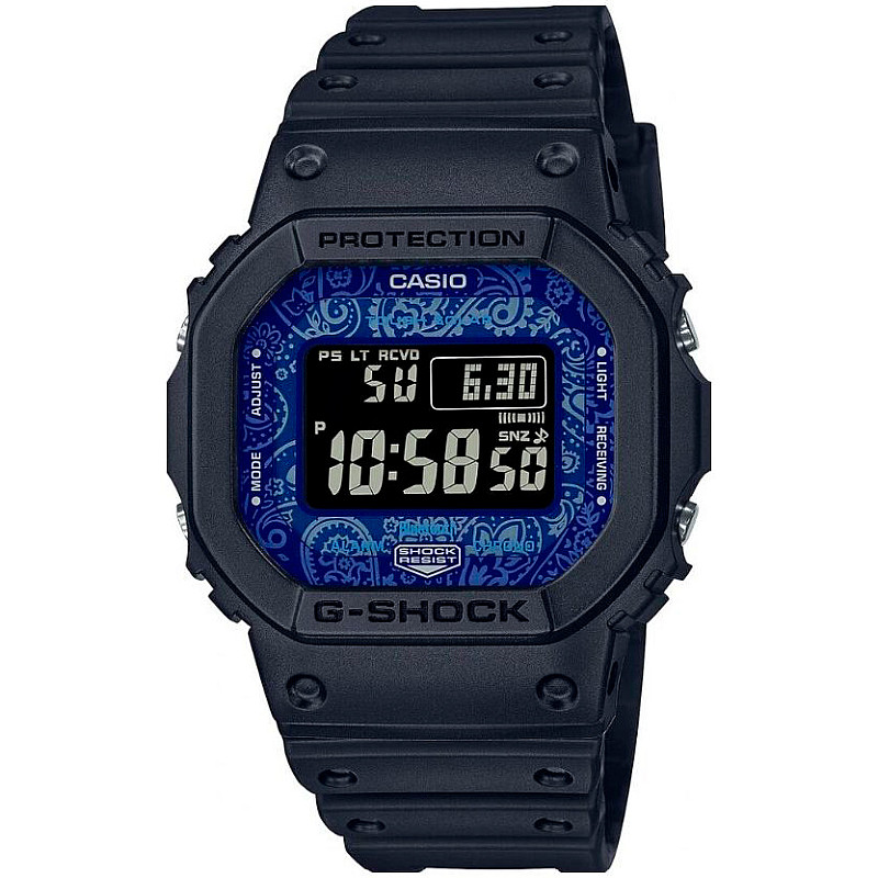 Мъжки часовник Casio G-Shock Blue Paisley Bluetooth Solar - GW-B5600BP-1ER 1