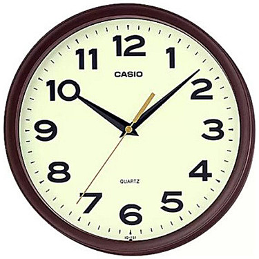 Стенен часовник Casio - IQ-151-5DF