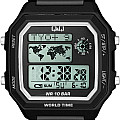 Мъжки дигитален часовник Q&Q World Time - M196J001Y 2