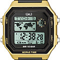 Мъжки дигитален часовник Q&Q World Time - M196J004Y 2