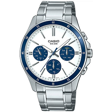 Мъжки аналогов часовник Casio Multi-Dial - Casio Collection - MTP-1374D-7A2VDF