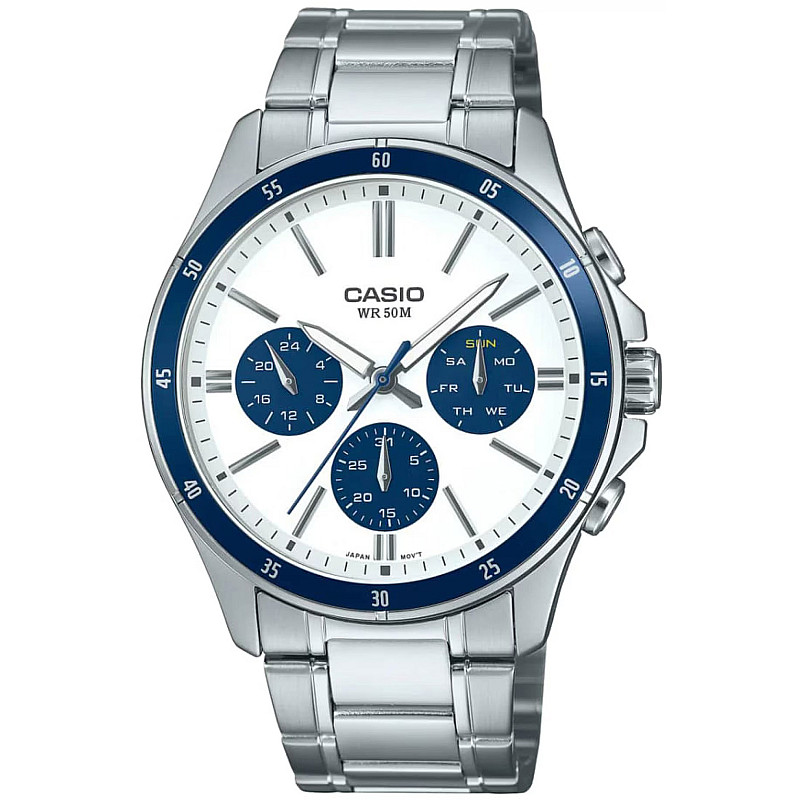 Мъжки аналогов часовник Casio Multi-Dial - Casio Collection - MTP-1374D-7A2VDF