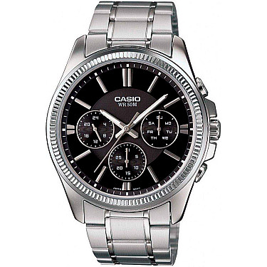 Мъжки аналогов часовник Casio Multi-Dial - Casio Collection - MTP-1375D-1AVDF