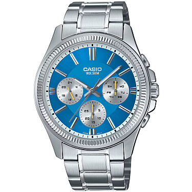 Мъжки аналогов часовник Casio Multi-Dial - Casio Collection - MTP-1375D-2A2VDF