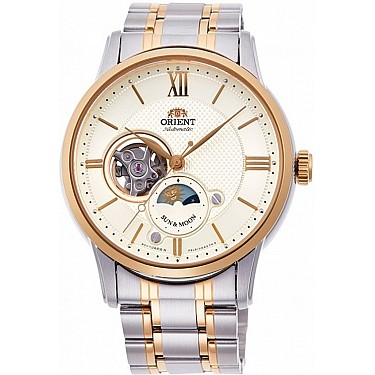 Мъжки автоматичен часовник Orient Classic Sun and Moon - RA-AS0001S