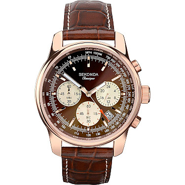 Мъжки аналогов часовник Sekonda Chronograph - S-1482.27