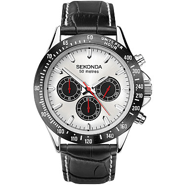 Мъжки часовник Sekonda Classic Dual-Time Chronograph - S-1647E.00