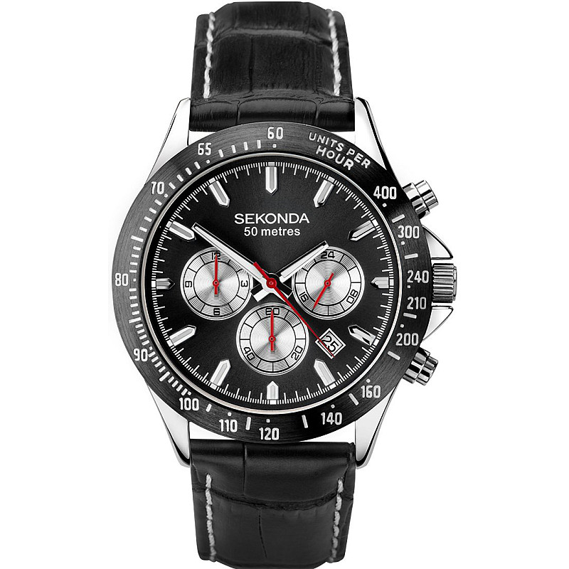 Мъжки часовник Sekonda Classic Dual-Time Chronograph - S-1648E.00 1