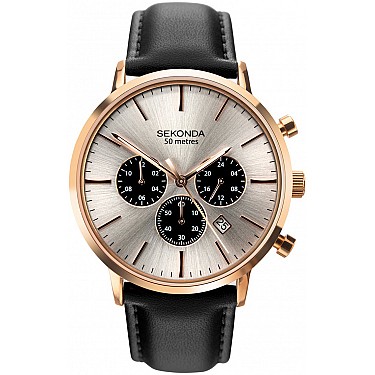 Мъжки часовник Sekonda Classic Dual-Time Chronograph - S-1657.00