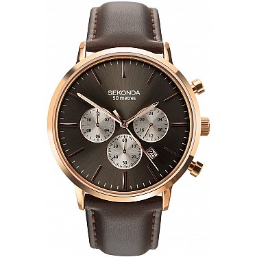 Мъжки часовник Sekonda Classic Dual-Time Chronograph - S-1659.00